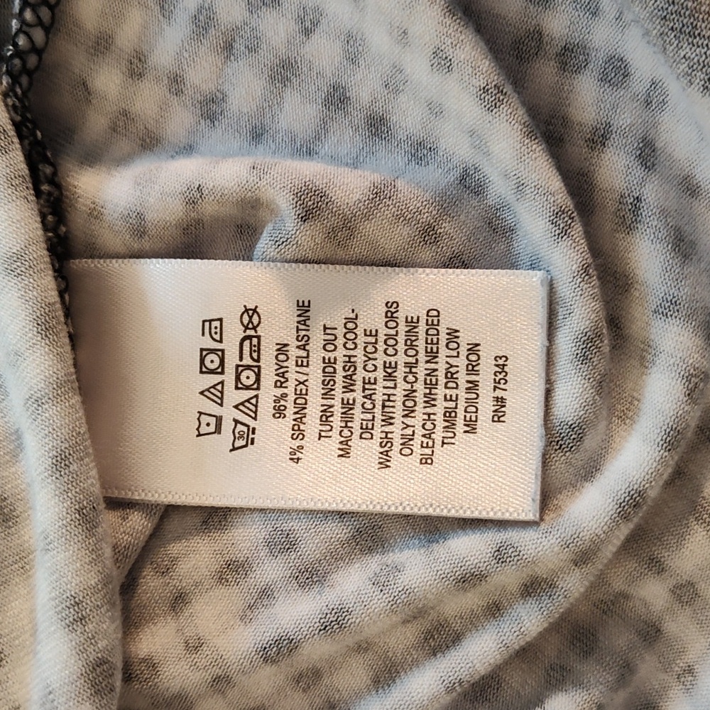 Jones New York Midi Shift Dress Size 2X Black & White Plaid Knit Classic Casual - Picture 5 of 10